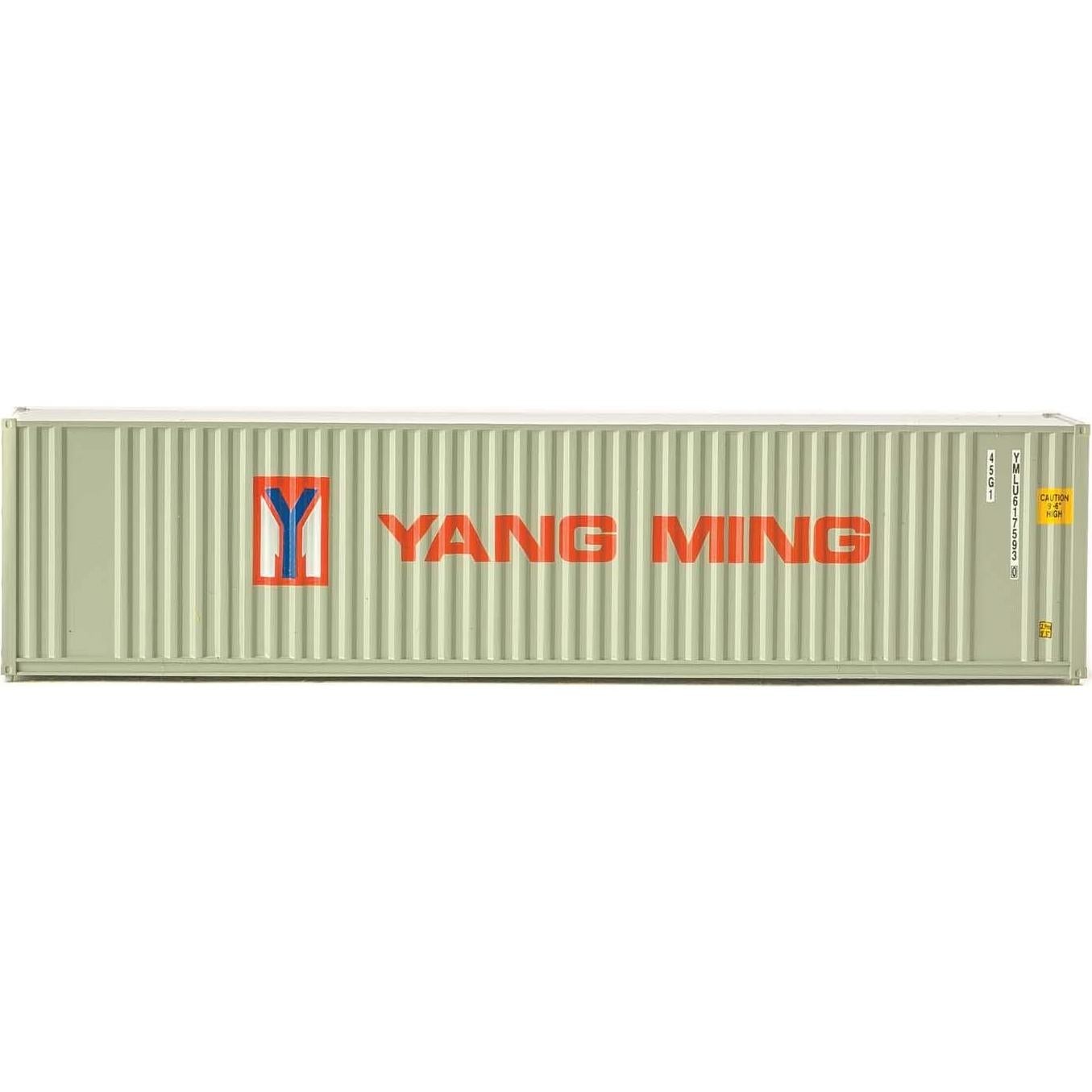 Contenedor Corrugado HO Walthers Yang Ming 40' Hi Cube