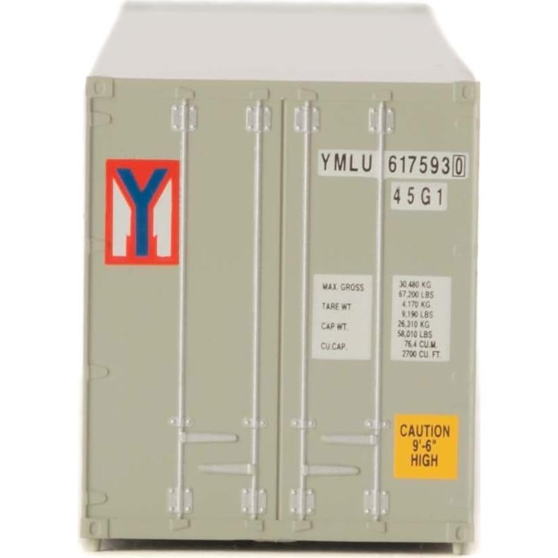 Contenedor Corrugado HO Walthers Yang Ming 40' Hi Cube