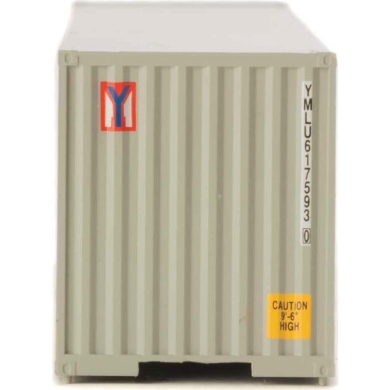 Contenedor Corrugado HO Walthers Yang Ming 40' Hi Cube