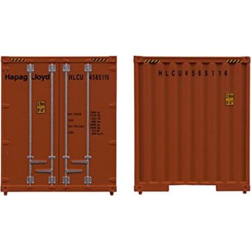 Contenedor Corrugado HO Hapag Lloyd 40' Hi Cube 1:87