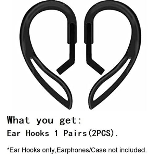 Ganchos Antideslizantes JNSA para AirPods 3/2/1/Pro - Negro