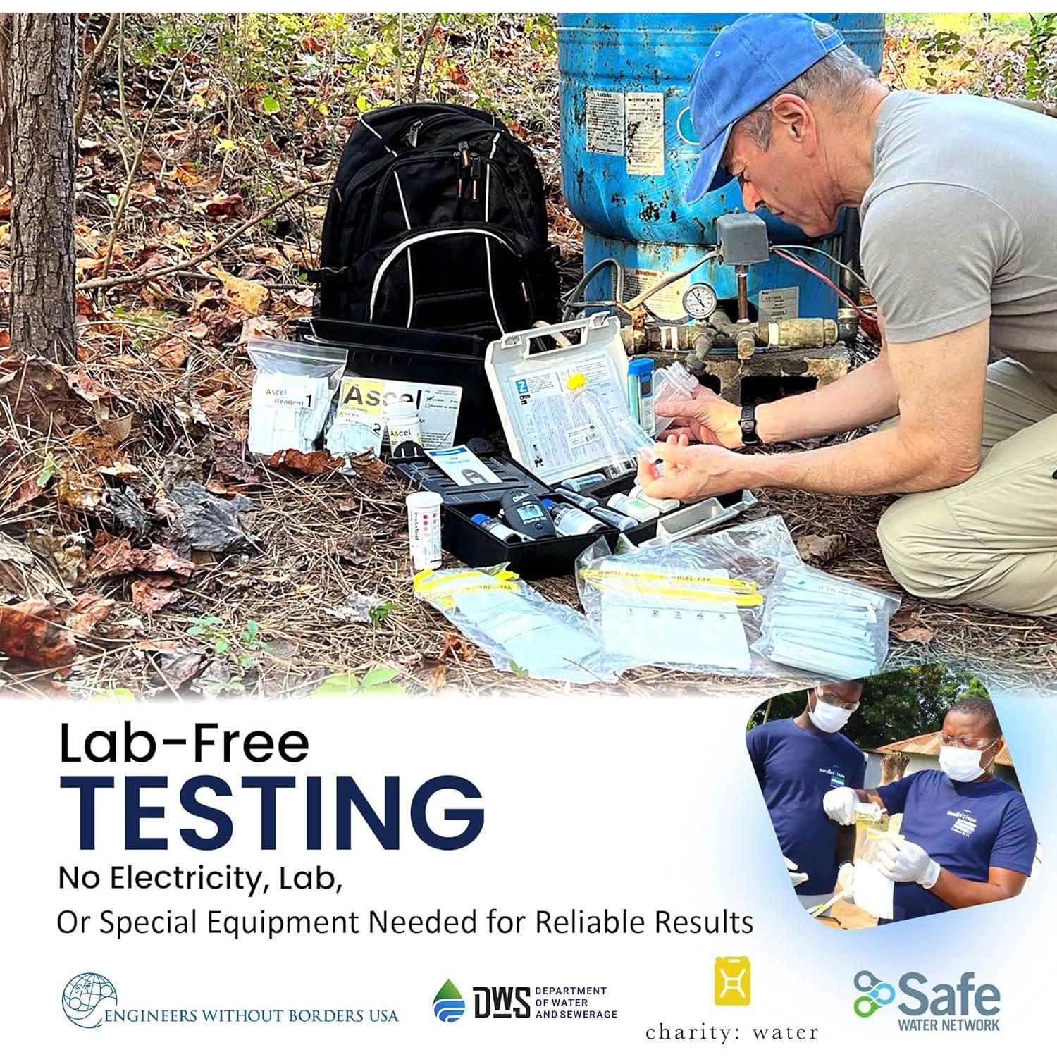 Kit de Prueba de Agua Aquagenx Alert P/A - 10 Paquete para E. Coli