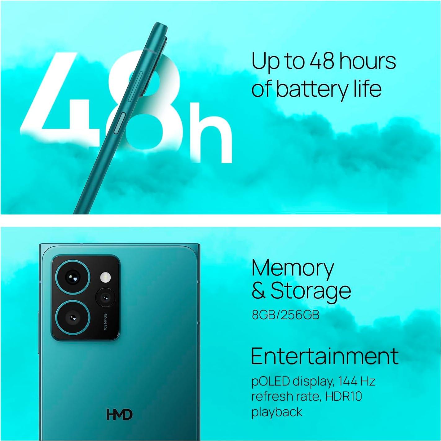 Smartphone HMD Skyline 5G | 8GB RAM | 256GB | 108MP