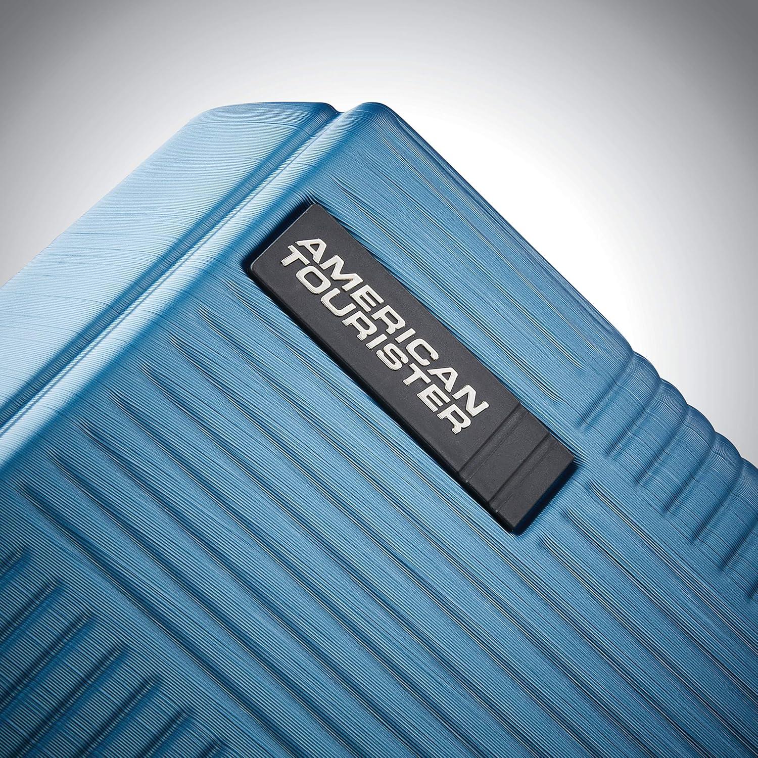 Juego de Maletas Duras Expansibles American Tourister Stratum XLT 3 Piezas Azul