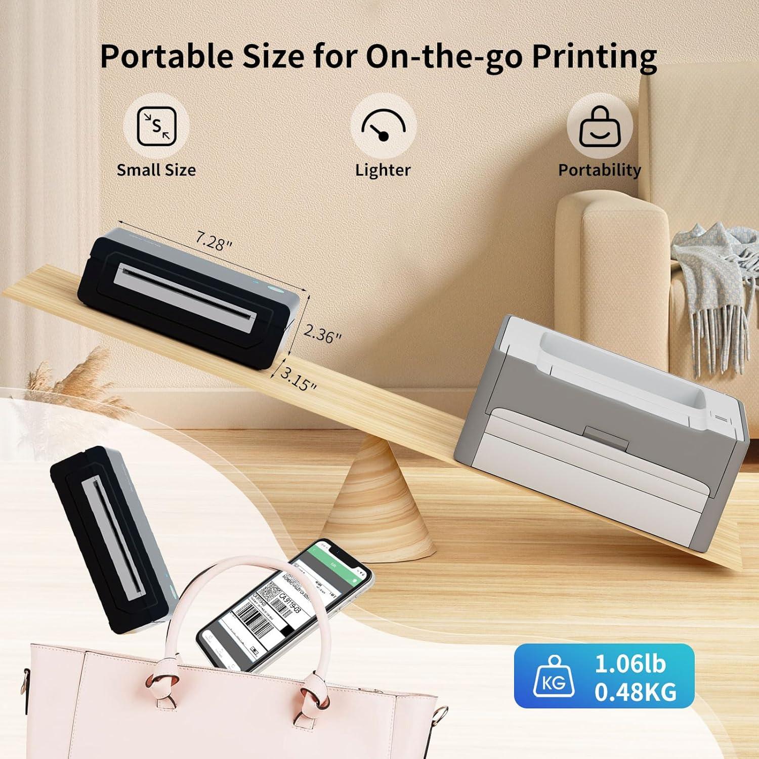 Impresora de Etiquetas Térmicas Gloryang 668BT Bluetooth 4x6