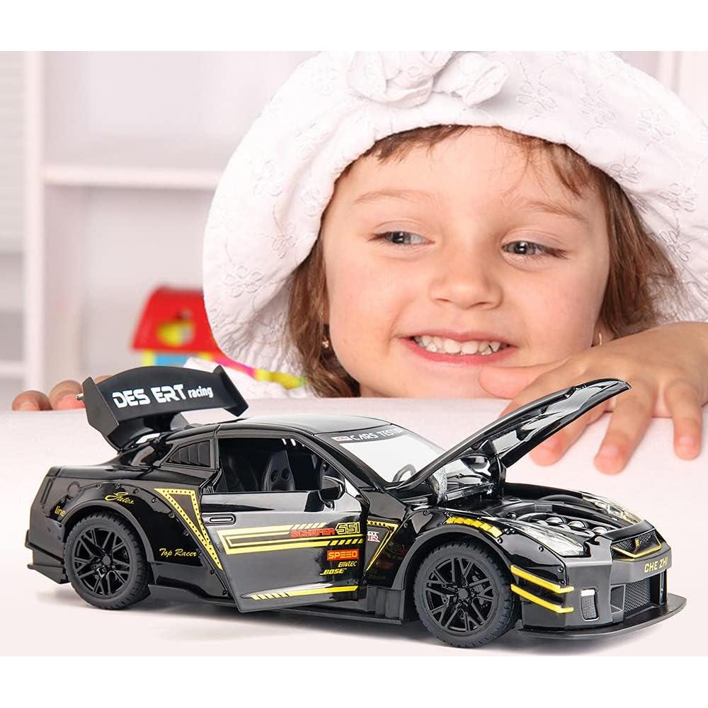 Coche a Escala 1/24 BDTCTK Nissan GTR con Sonido y Luz