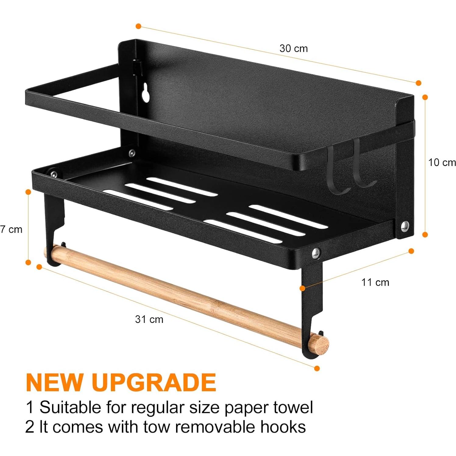 Estante Magnético Plegable ARVINKEY para Especias 30x11cm