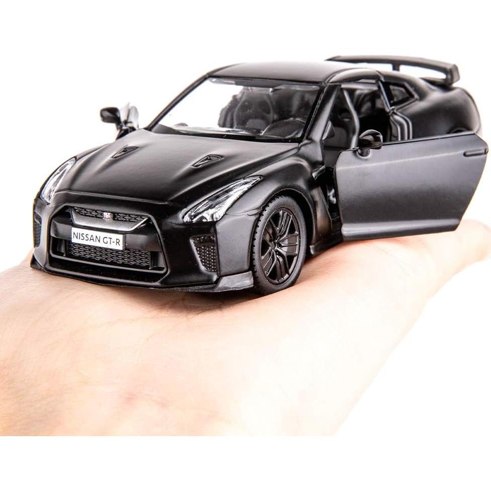 Coche GTR R35 BDTCTK a Escala 1/36 Retroceso Negro