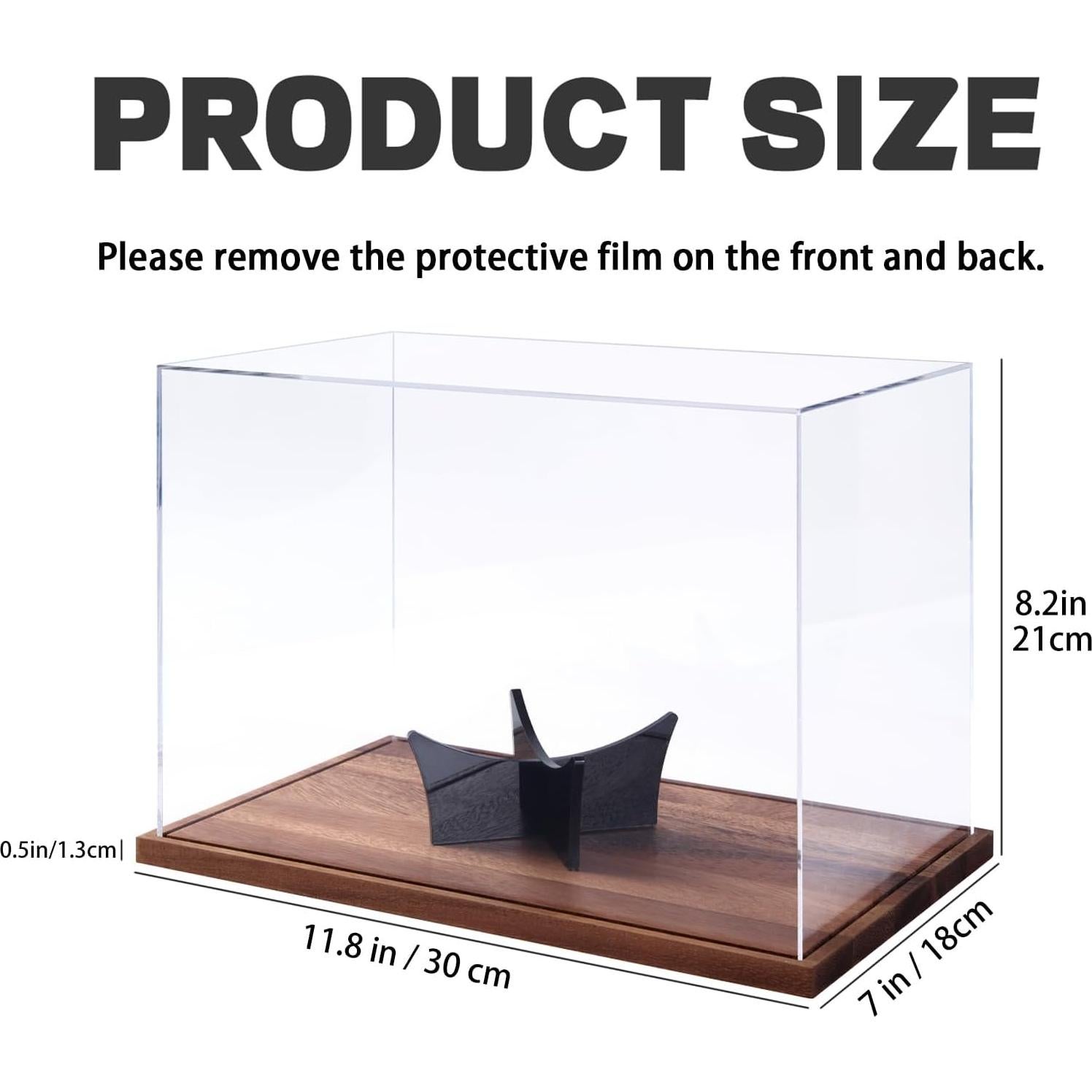 Caja de Exhibición de Fútbol Acrílica Lity 30x18x21cm