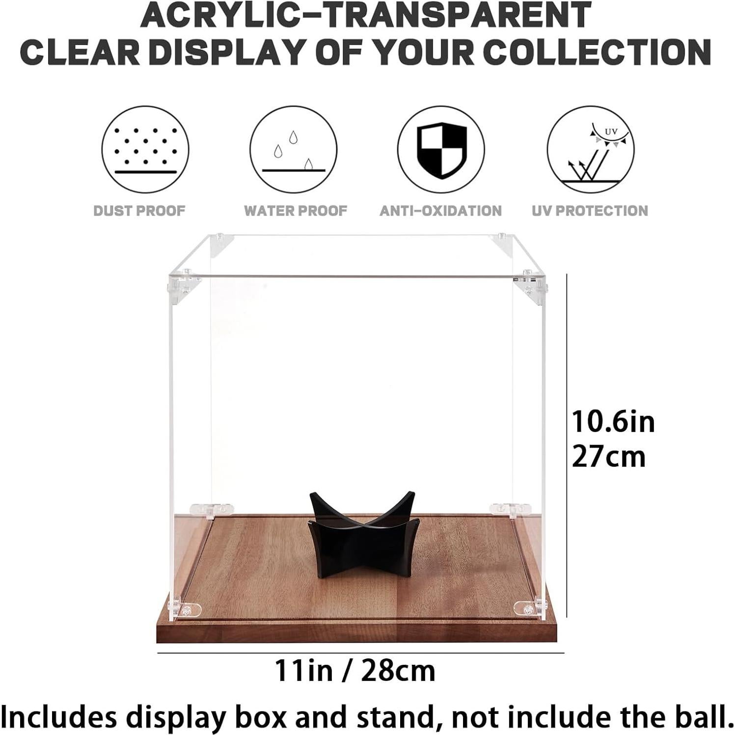 Caja de Exhibición de Baloncesto Lity Acrílico 25.4 cm UV