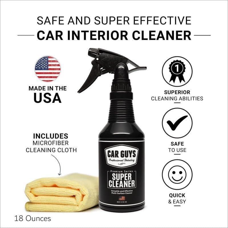Limpiador Multi-Superficie CAR GUYS 18 Oz con Toalla Microfibra
