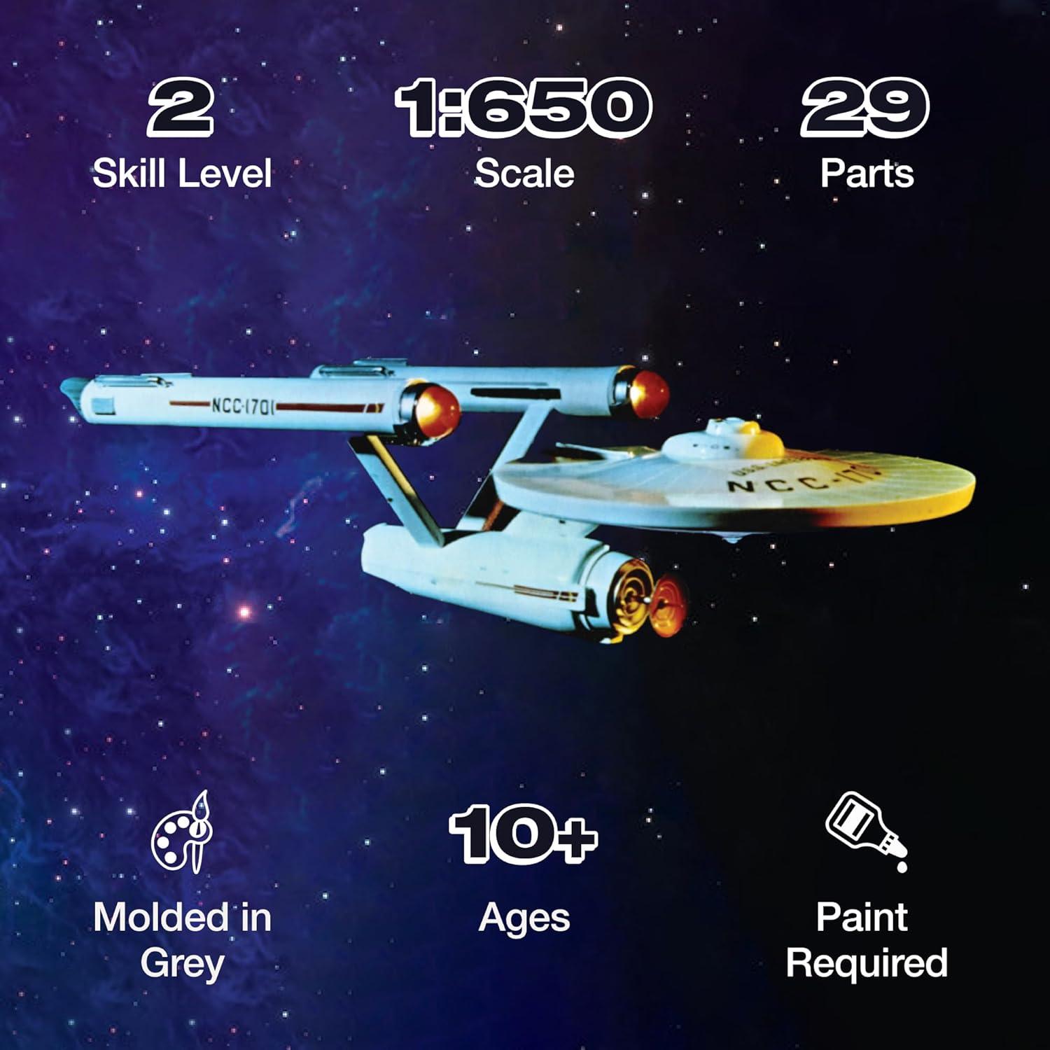 Kit de Modelo AMT 1296 U.S.S. Enterprise 1:650 Espacio