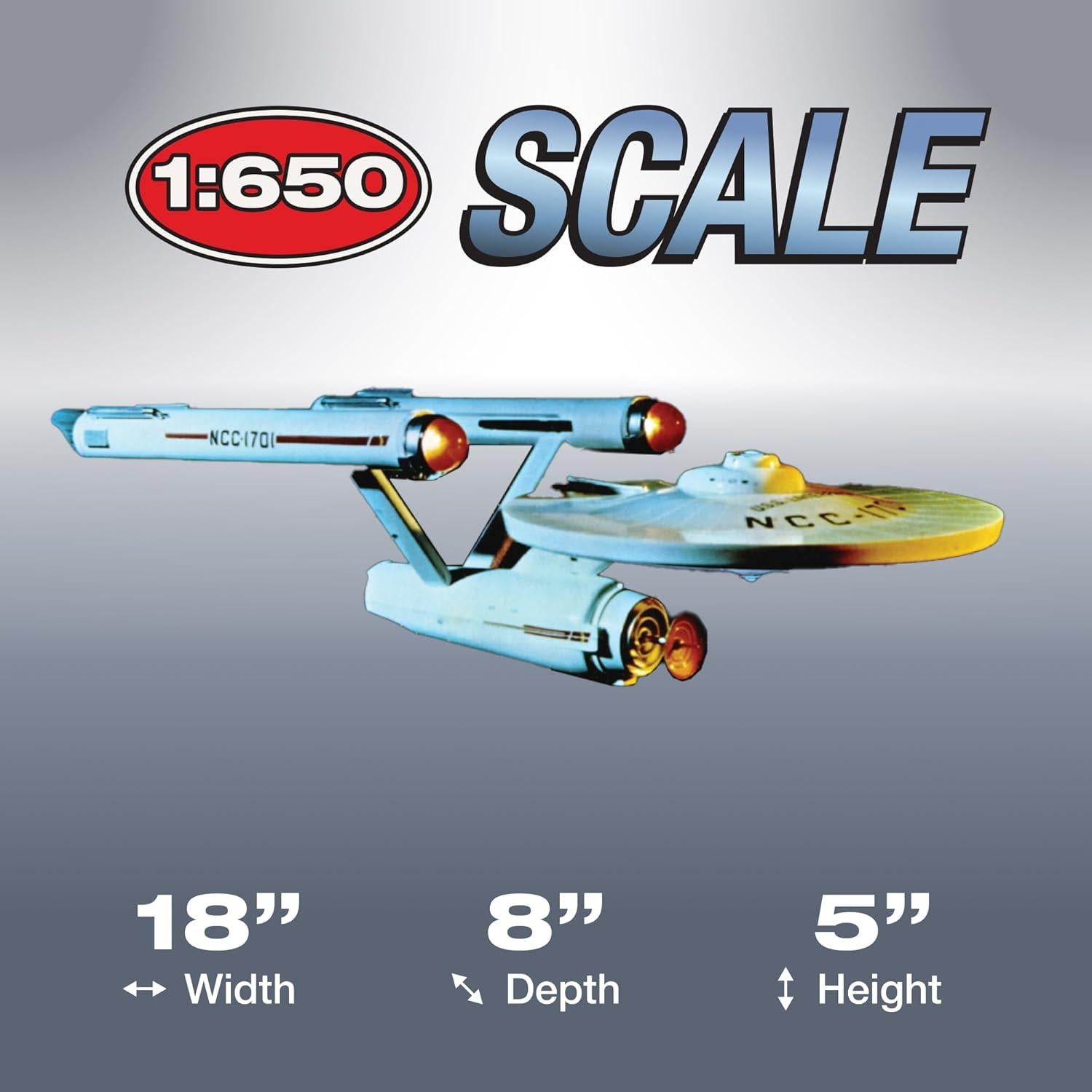 Kit de Modelo AMT 1296 U.S.S. Enterprise 1:650 Espacio