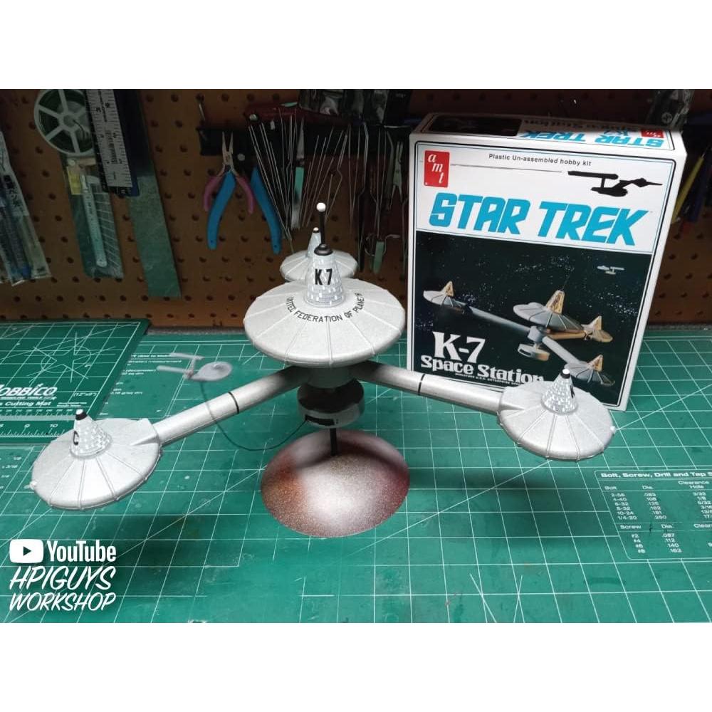 Kit Modelo Escala 1:7600 Estación Espacial K-7 AMT