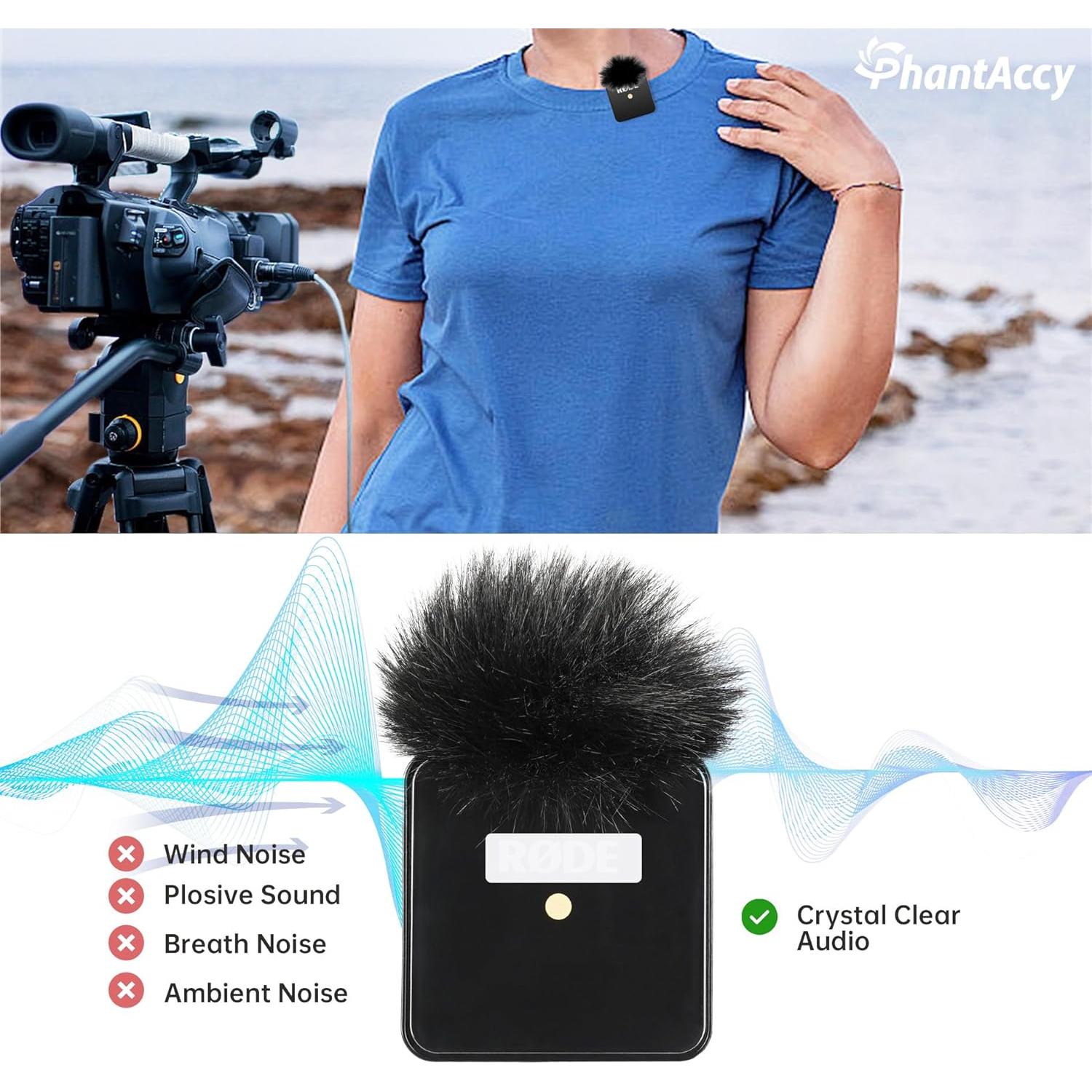 Filtro de Parabrisas para Micrófonos Rode Wireless Go I - 4 Piezas