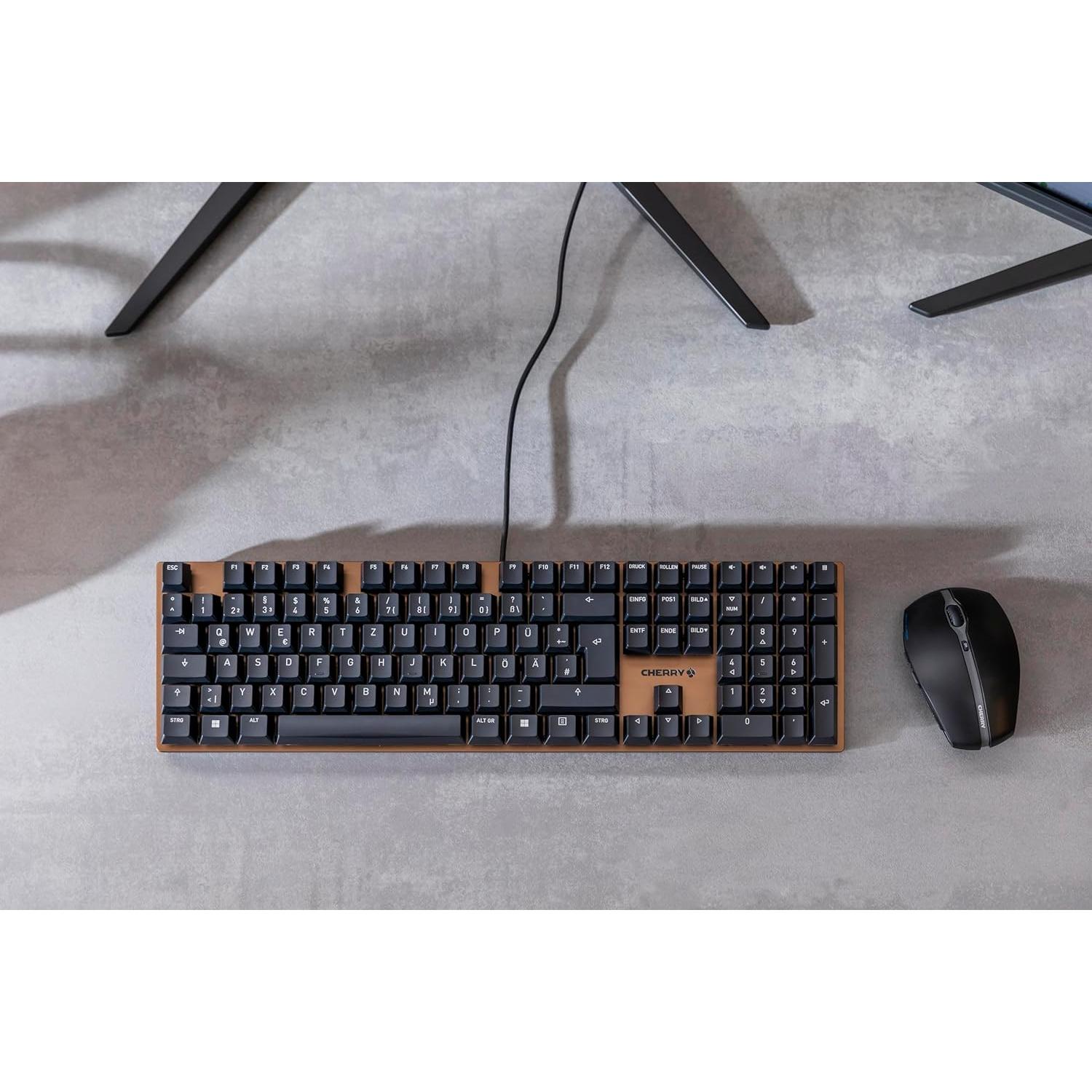 Teclado Mecánico Cherry KC 200 MX2A Marrón - 0.83 kg