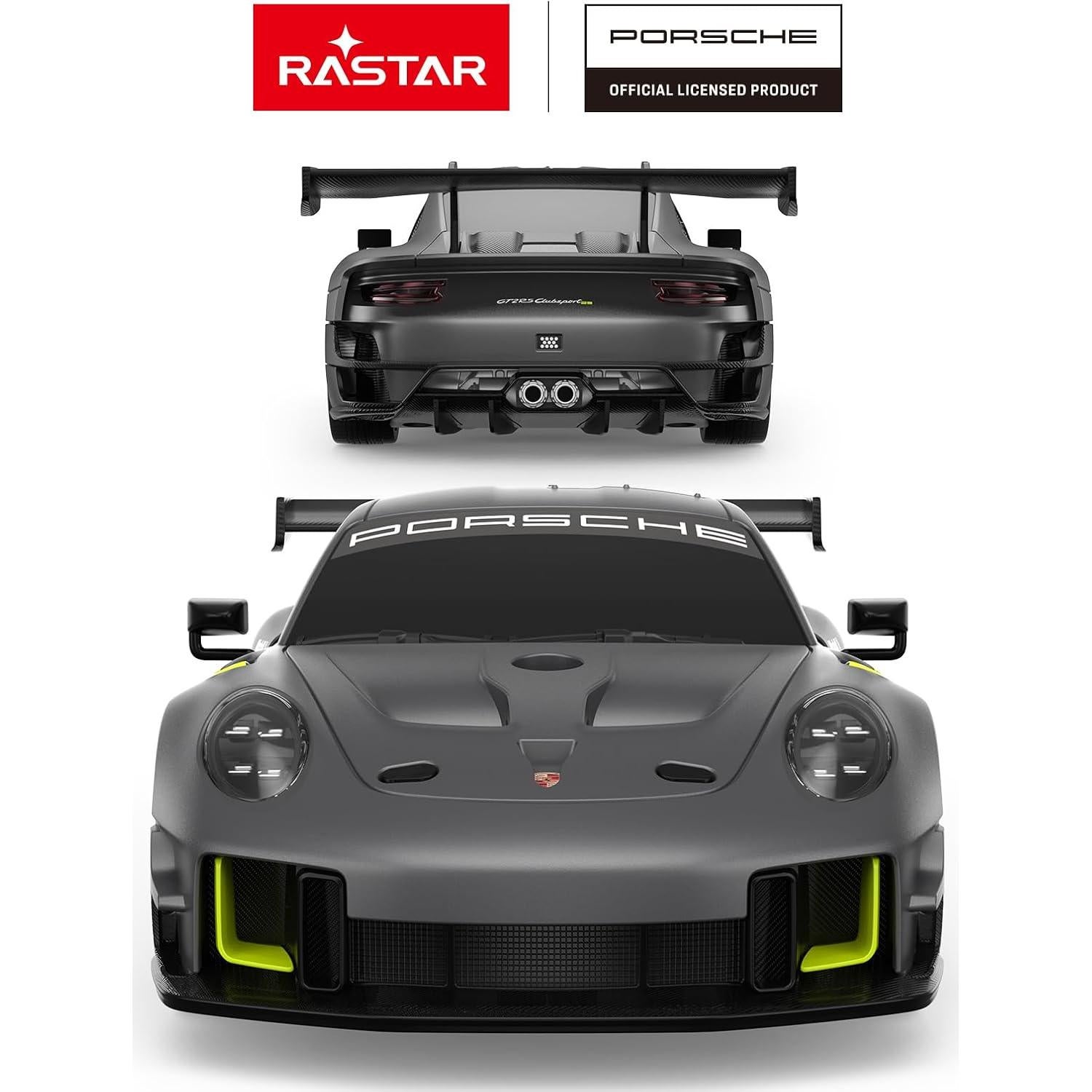 Coche RC Rastar Porsche 911 GT2 RS 1:24 Gris Control Remoto