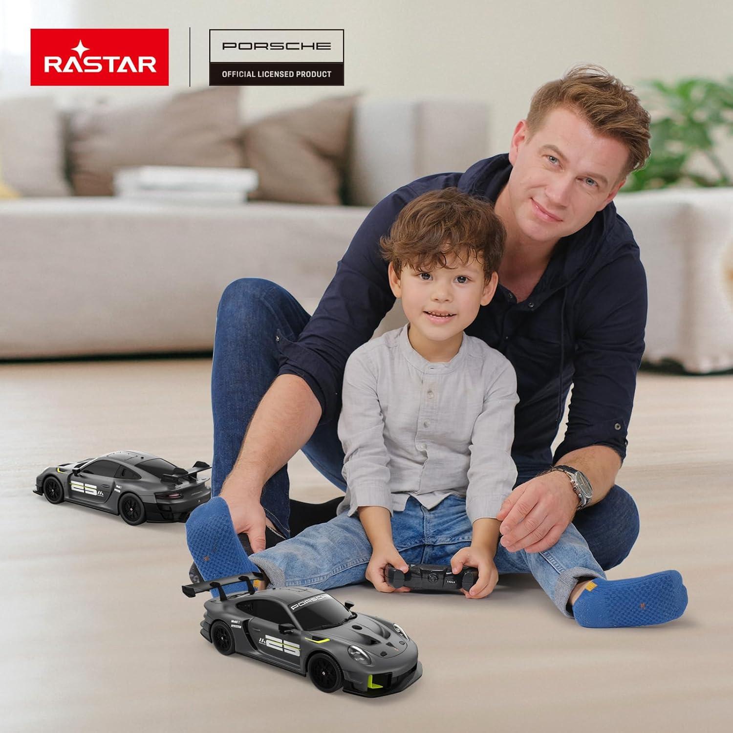 Coche RC Rastar Porsche 911 GT2 RS 1:24 Gris Control Remoto