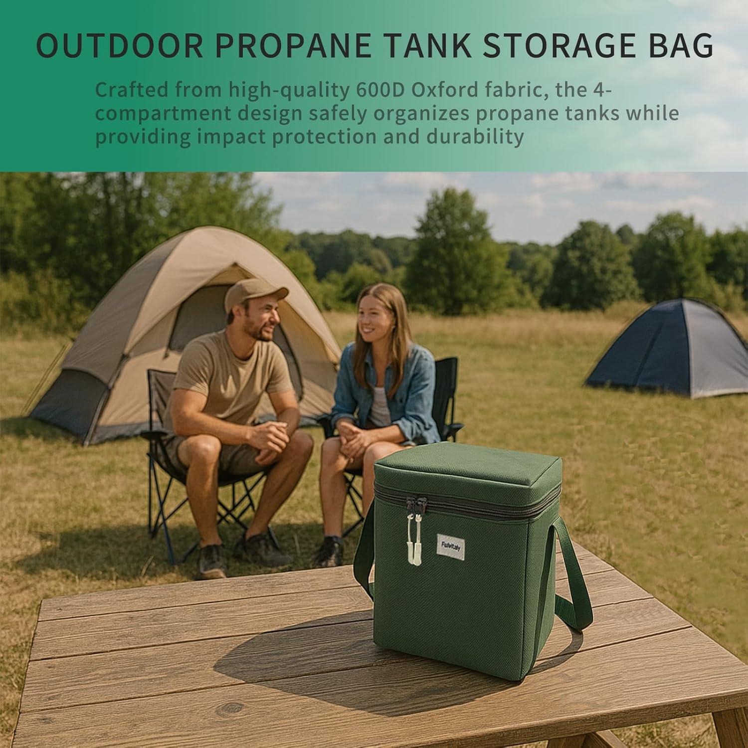 Bolsa de Almacenamiento Acolchada Fulvitaly para Tanques de Propano Mini 1LB