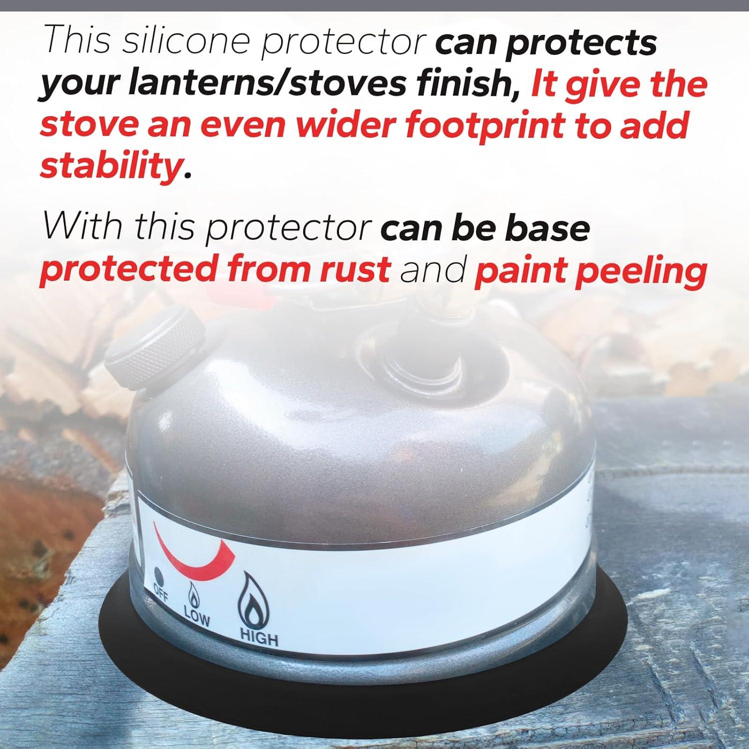 Base de Silicona para Tanque de Keroseno Coleman - Negro