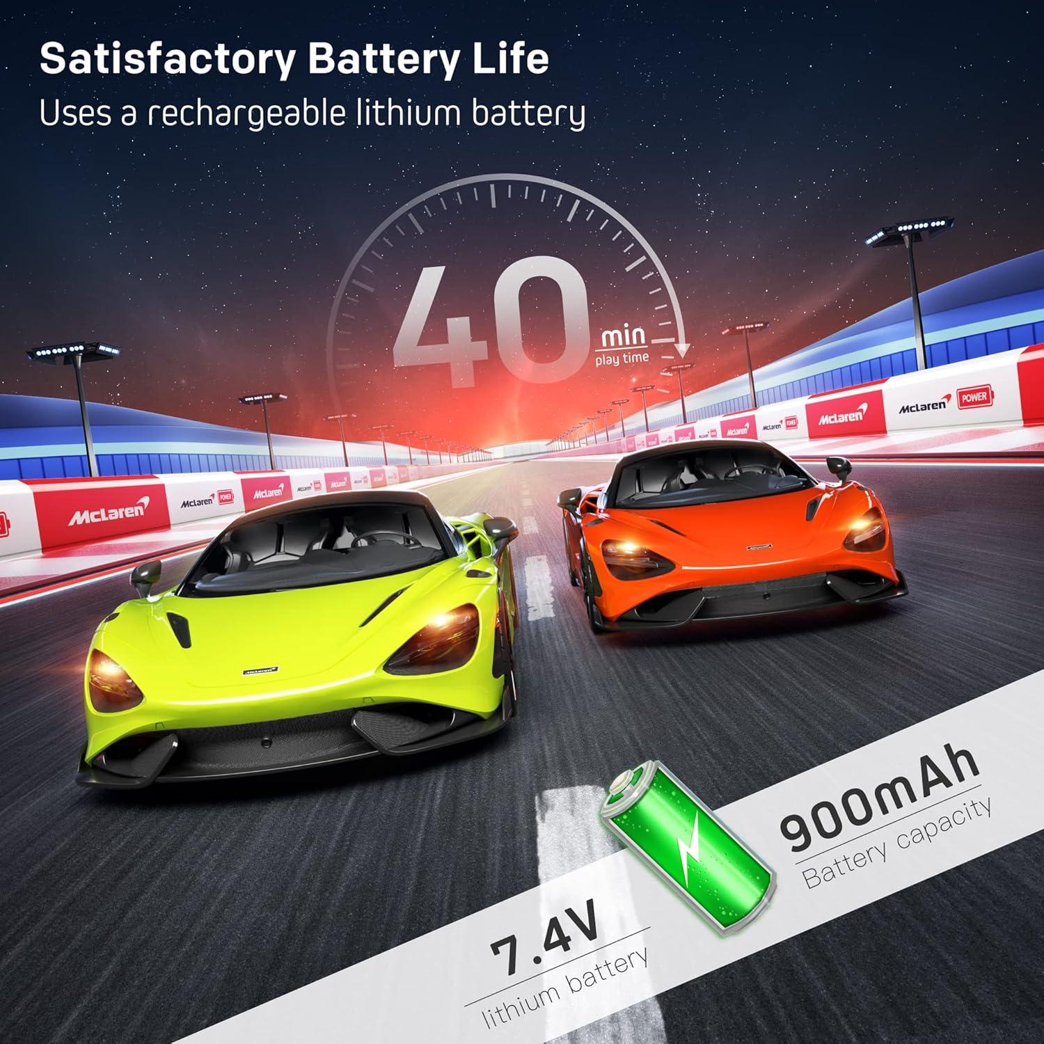 Coche RC McLaren 765LT MIEBELY Escala 1/12 Verde 12km/h