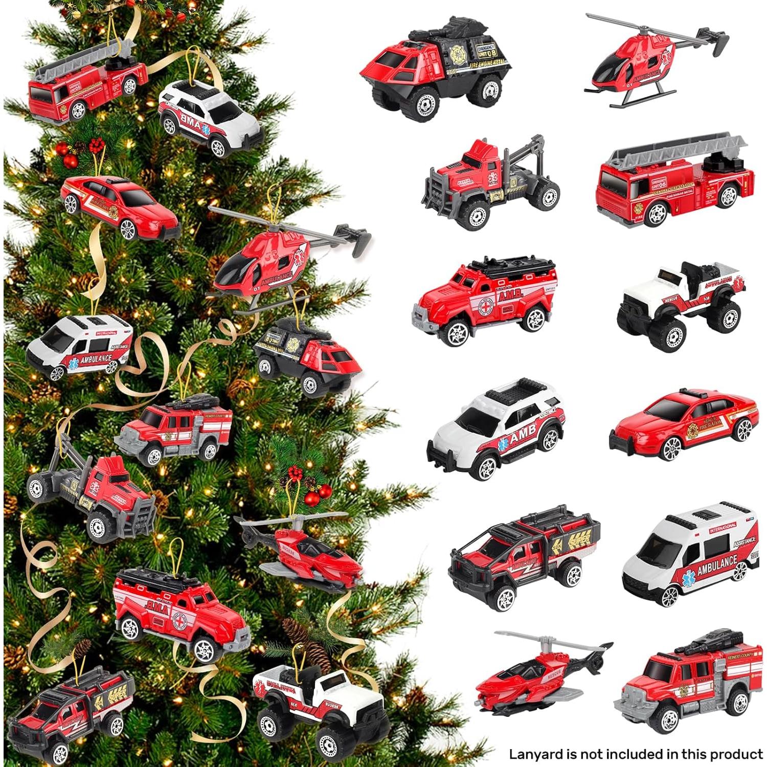 Camión de Bomberos Oriate con Remolque y Vehículos 1:64