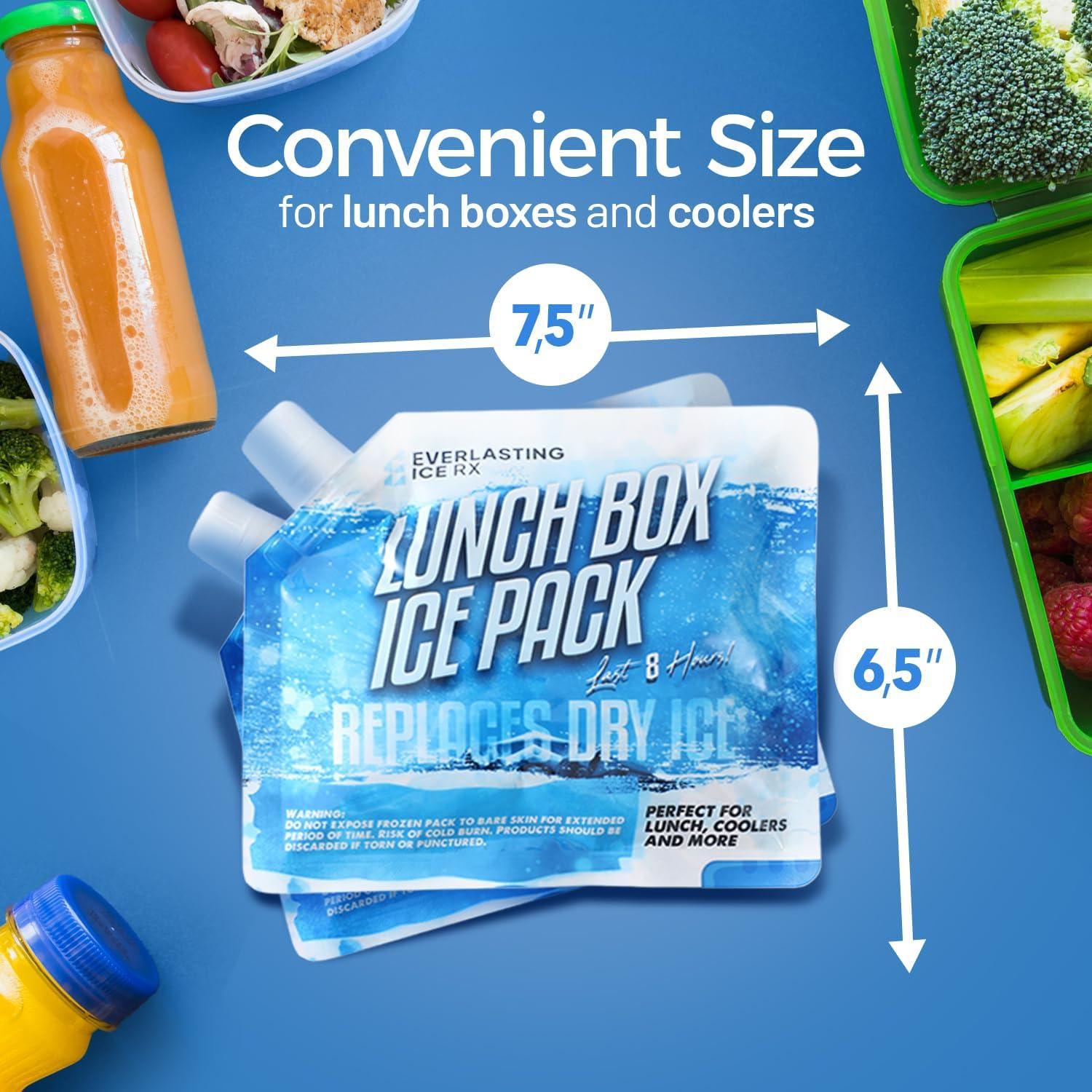 Paquetes de Hielo Reutilizables Hielo Eterno RX 4 Unidades 25.4 cm