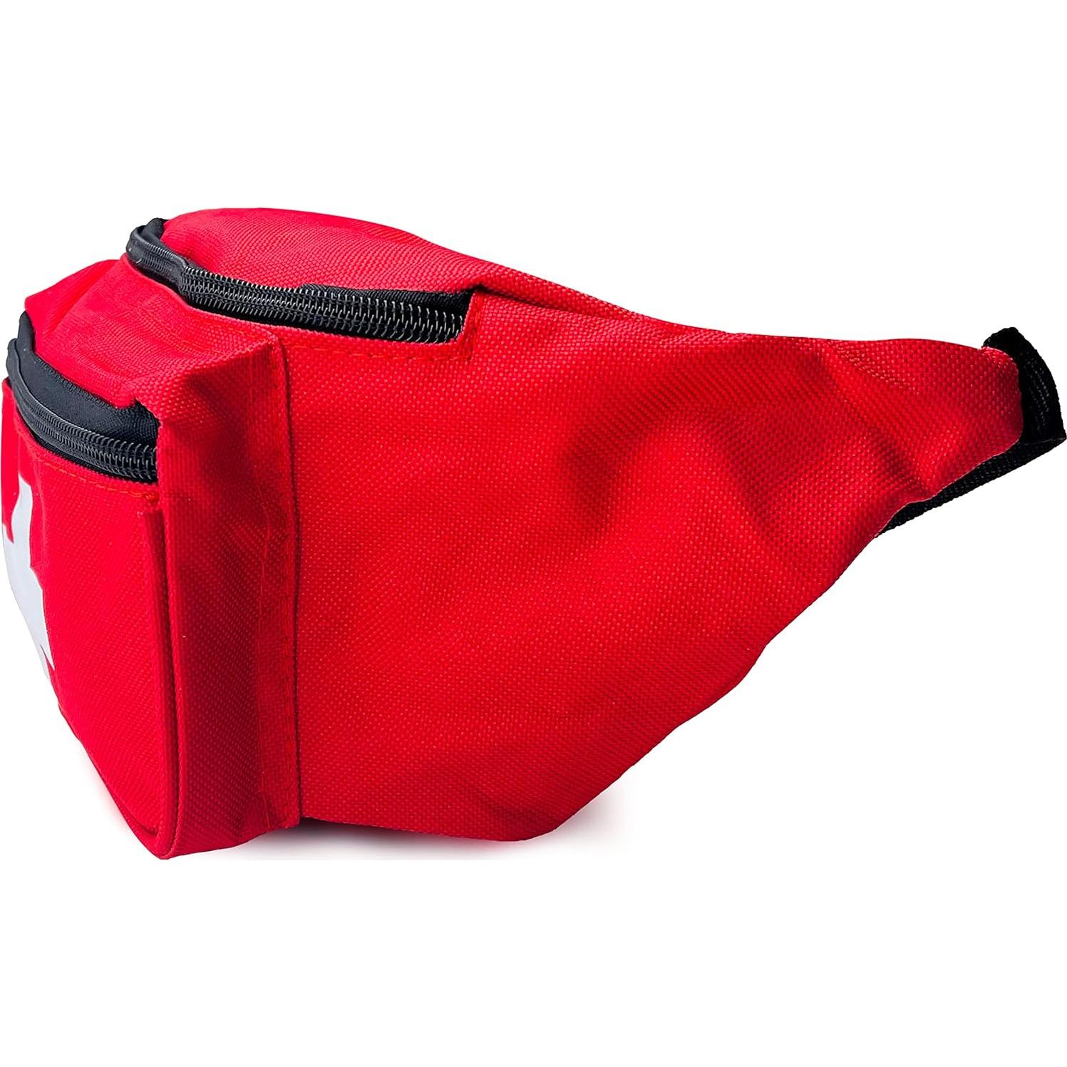 Riñonera de Socorrista Roja EMS XTRM con Silbato y Correa Ajustable