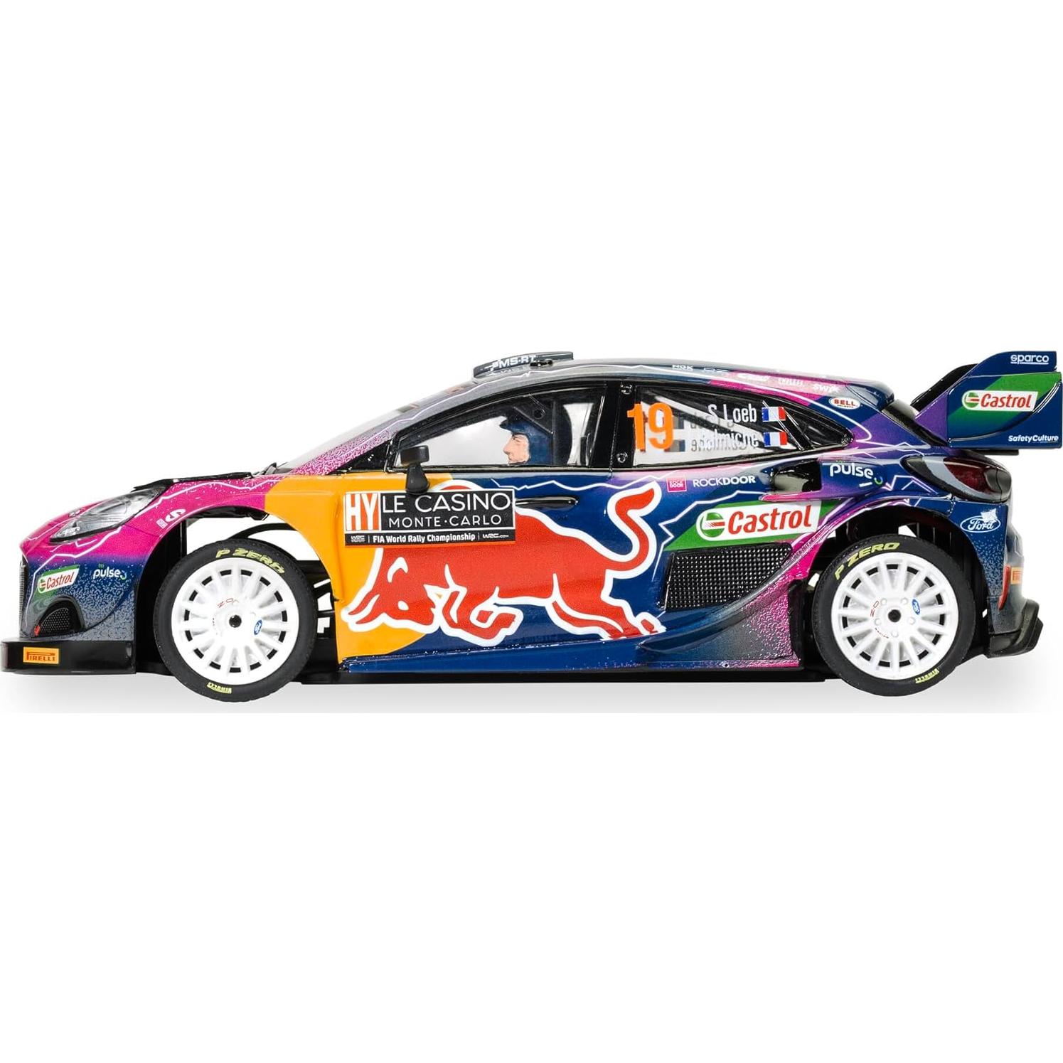 Coche Slot Scalextric Ford Puma WRC 1:32 Redbull #19 Loeb