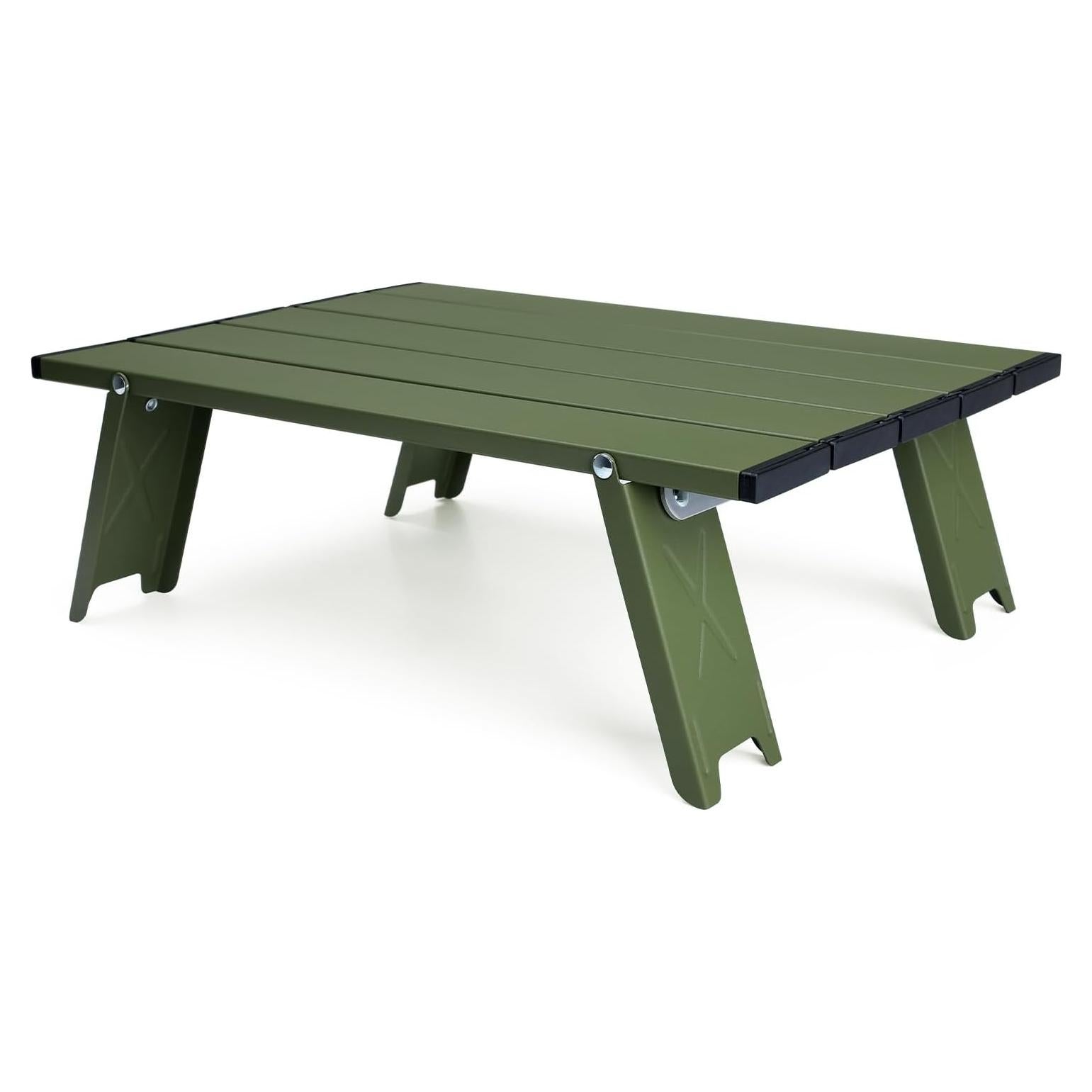 Mesa Plegable de Aluminio Outplea 40x28.5 cm Verde Ultraligera