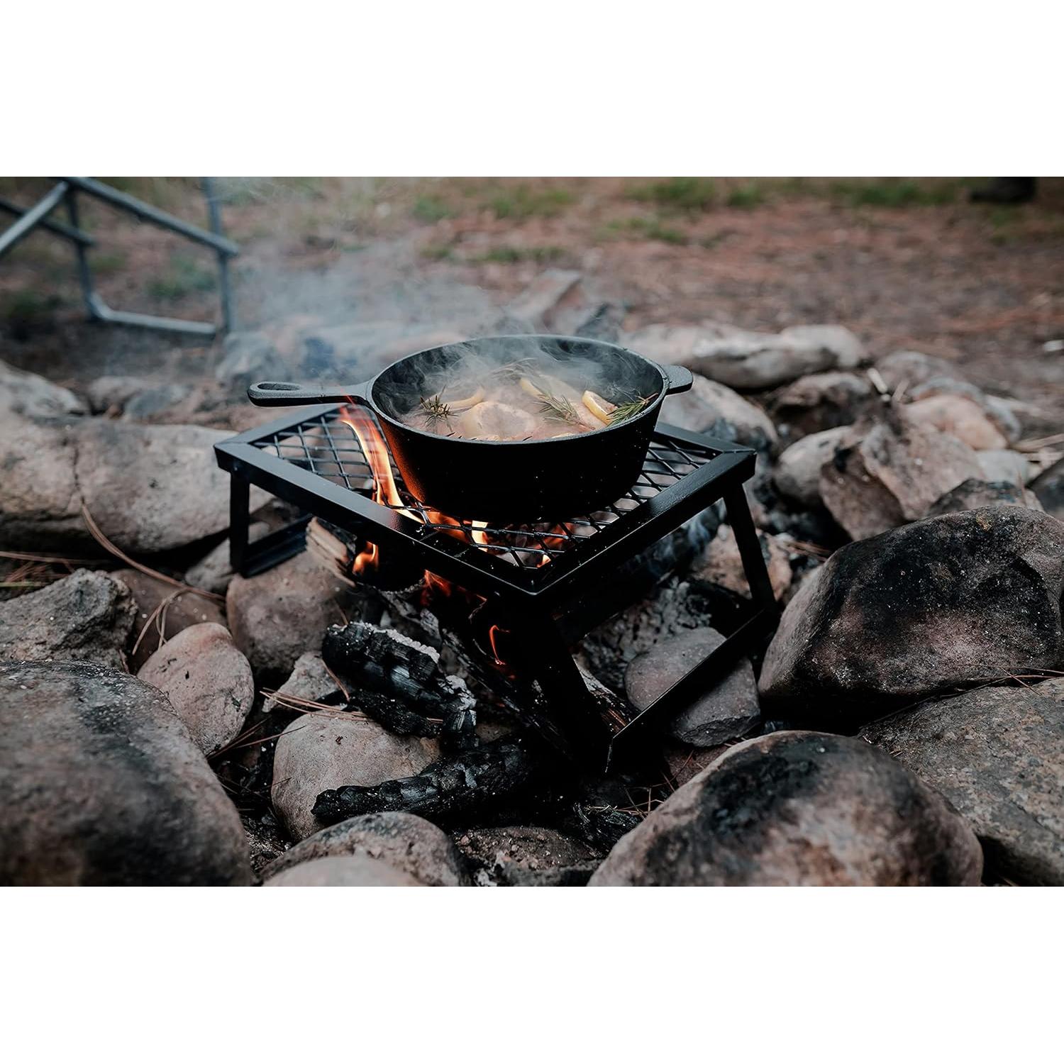 Parrilla de Campamento Portátil Stansport 30.5x40.6cm Carbón