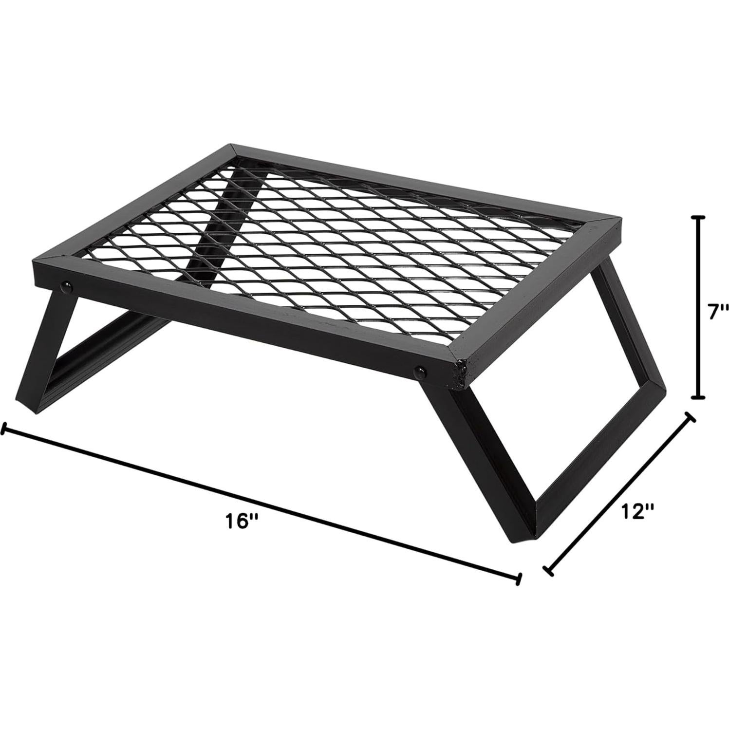 Parrilla de Campamento Portátil Stansport 30.5x40.6cm Carbón