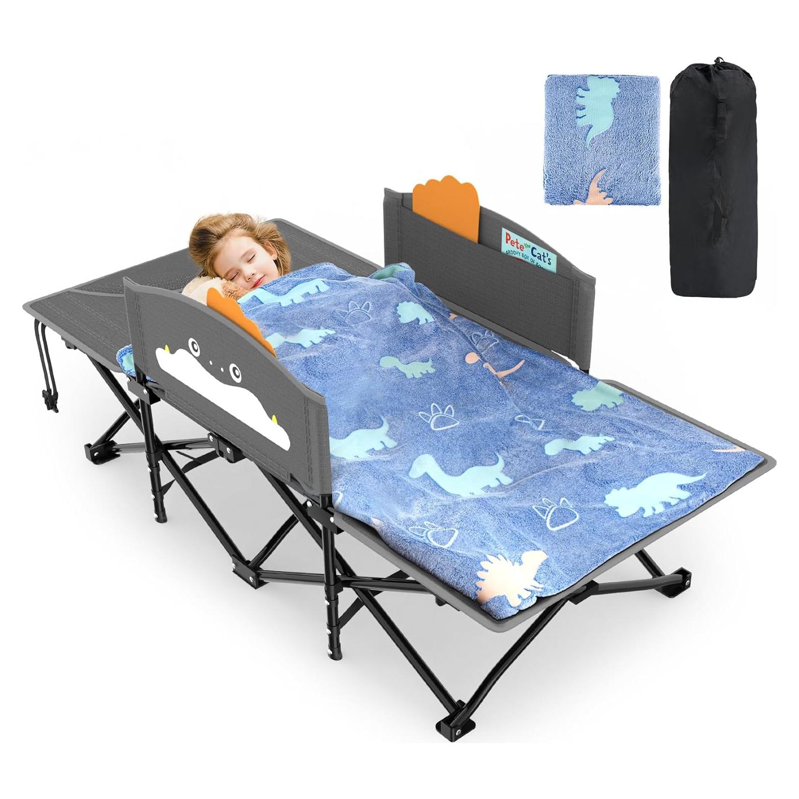 Cuna Plegable Slendor para Niños Gris 1.42m, Soporta 150 Kg