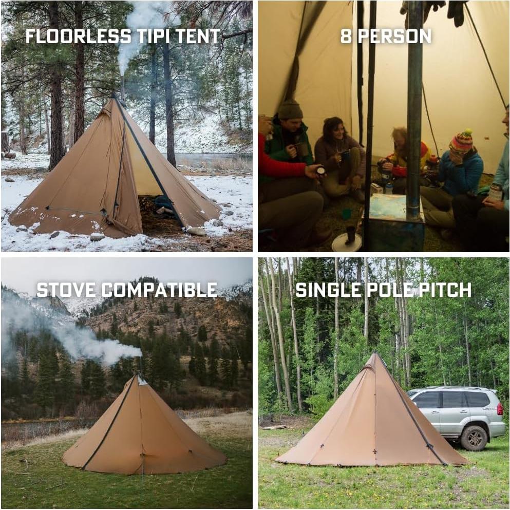 Tienda de Camping Seek Outside 8 Personas Nylon Impermeable