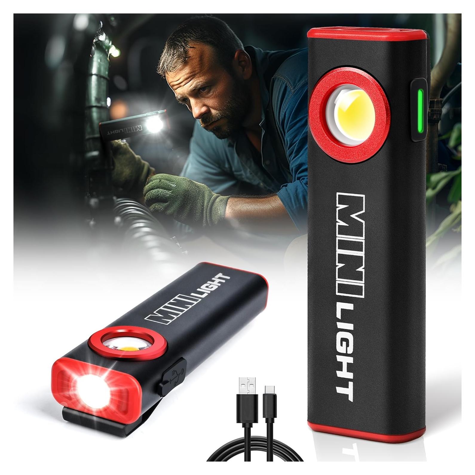 Linterna LED Lexall 1600 Lúmenes EDC Magnética Impermeable