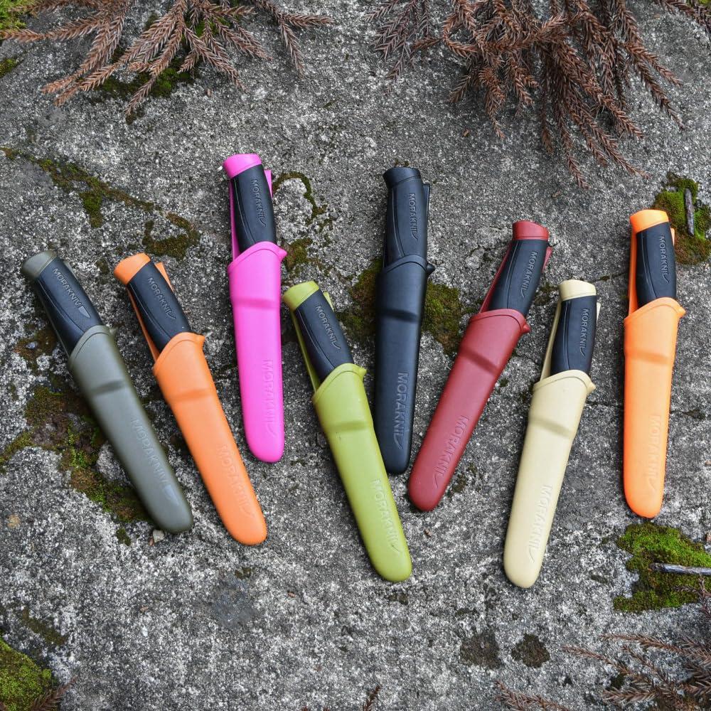 Cuchillo Morakniv Companion Verde Militar 104 mm Acero Inoxidable