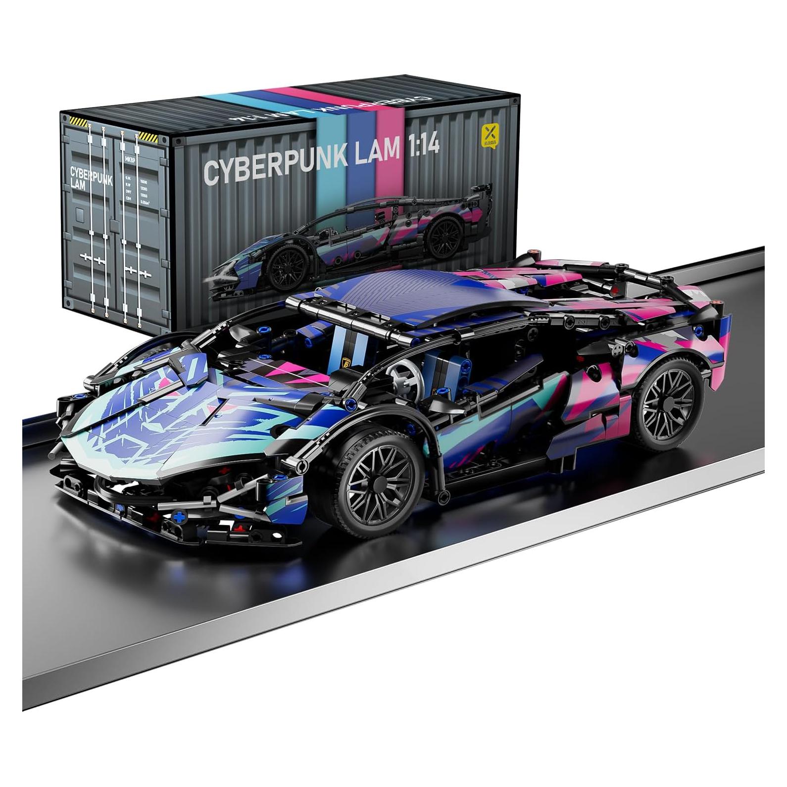 Bloques de Construcción Auto Deportivo PinkBee 1:14 806 Piezas