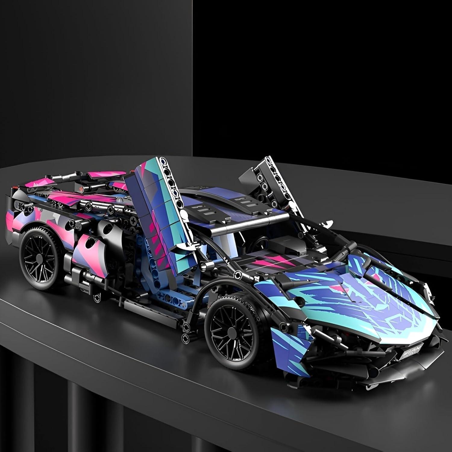 Bloques de Construcción Auto Deportivo PinkBee 1:14 806 Piezas