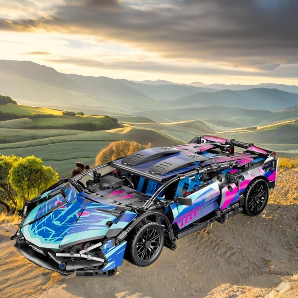 Bloques de Construcción Auto Deportivo PinkBee 1:14 806 Piezas