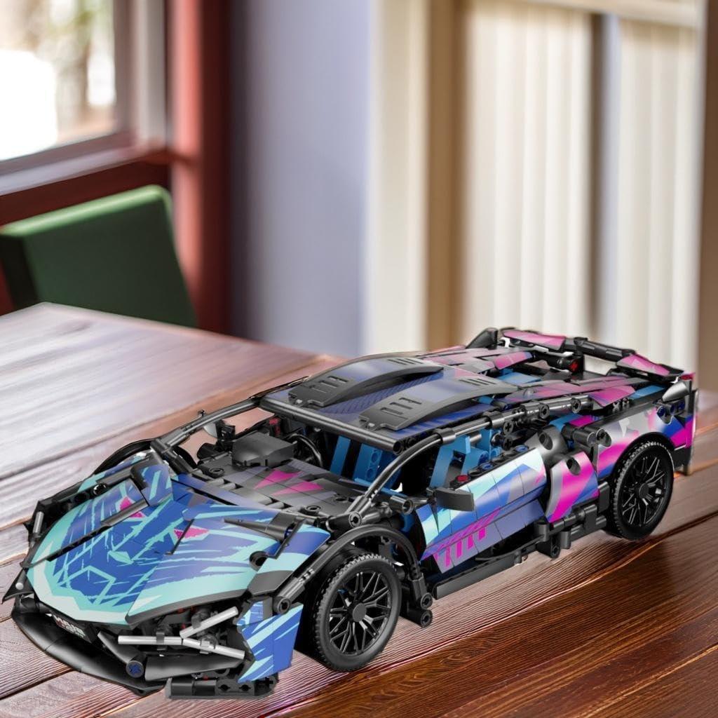 Bloques de Construcción Auto Deportivo PinkBee 1:14 806 Piezas