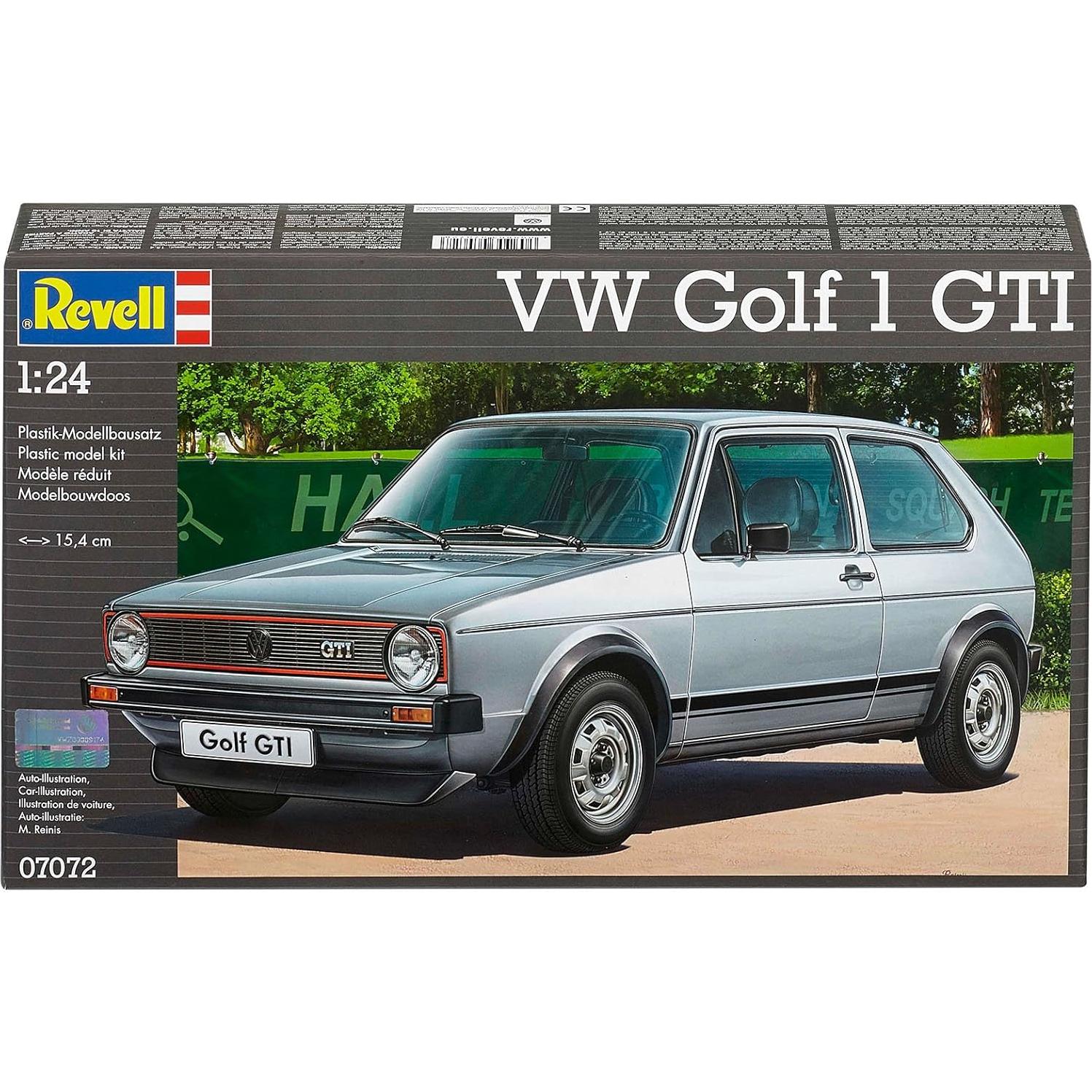 Kit de Modelo Revell VW Golf 1 GTI Escala 1:24 380g