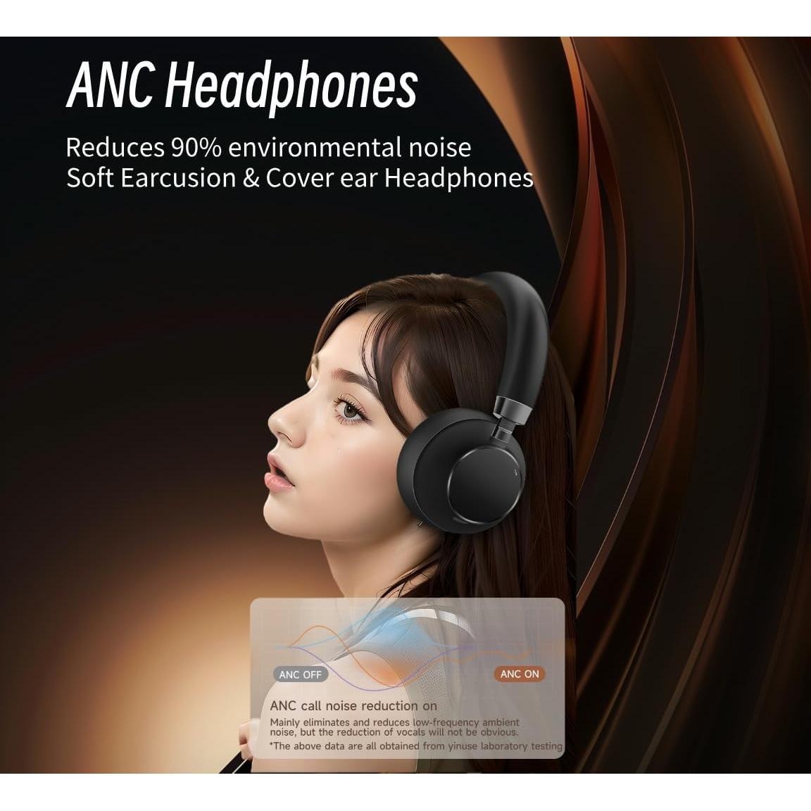 Auriculares Bluetooth YUSONIC ANC 01 con Cancelación de Ruido