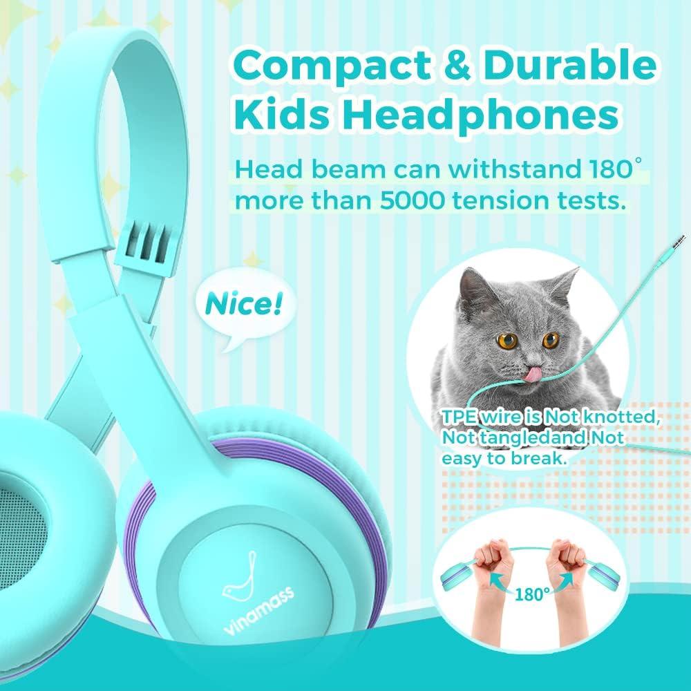 Auriculares A63 para Niños con Limitador de Volumen 85dB