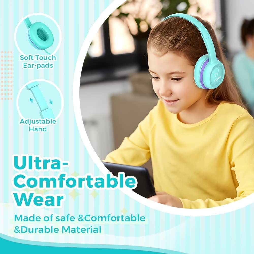 Auriculares A63 para Niños con Limitador de Volumen 85dB
