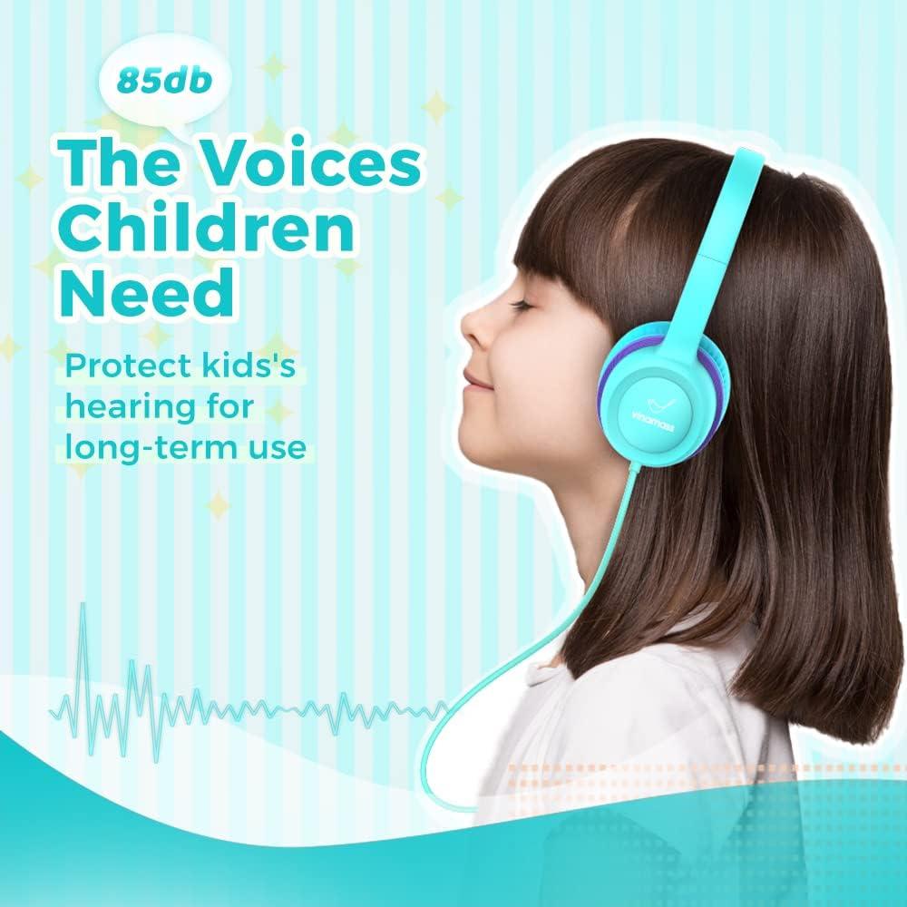 Auriculares A63 para Niños con Limitador de Volumen 85dB