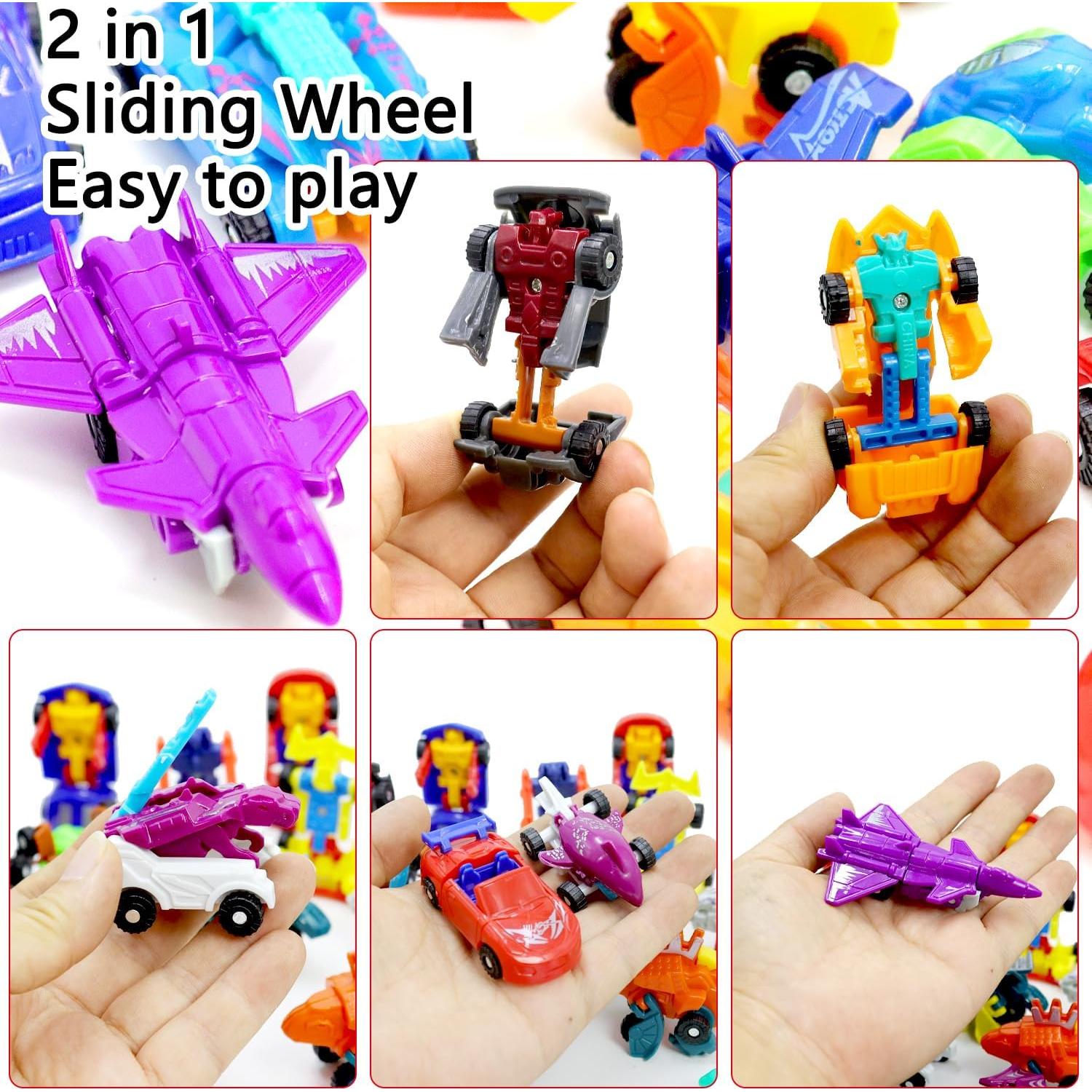 Coche Robot Transformador 2 en 1 para Niños - Juguete Educativo