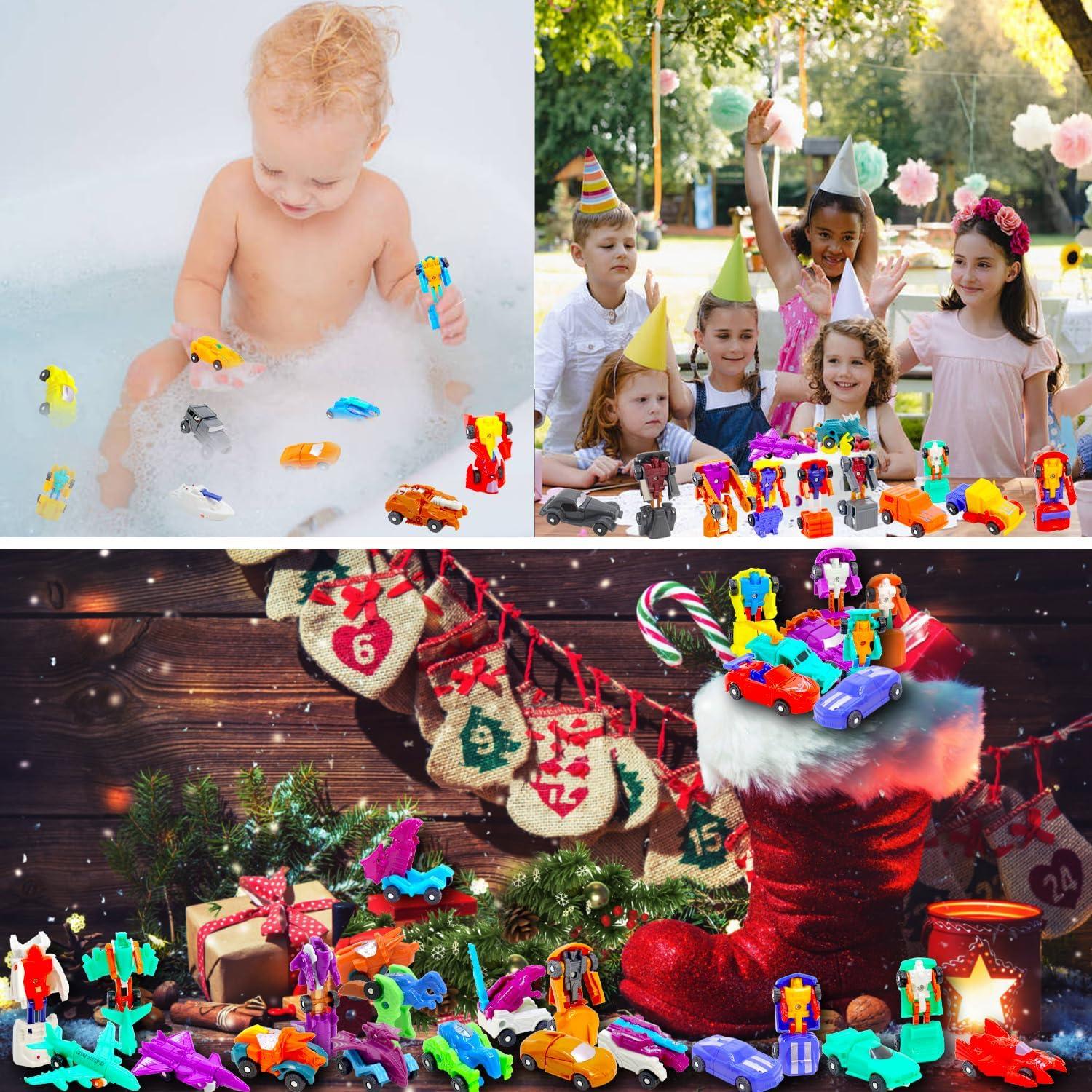 Coche Robot Transformador 2 en 1 para Niños - Juguete Educativo