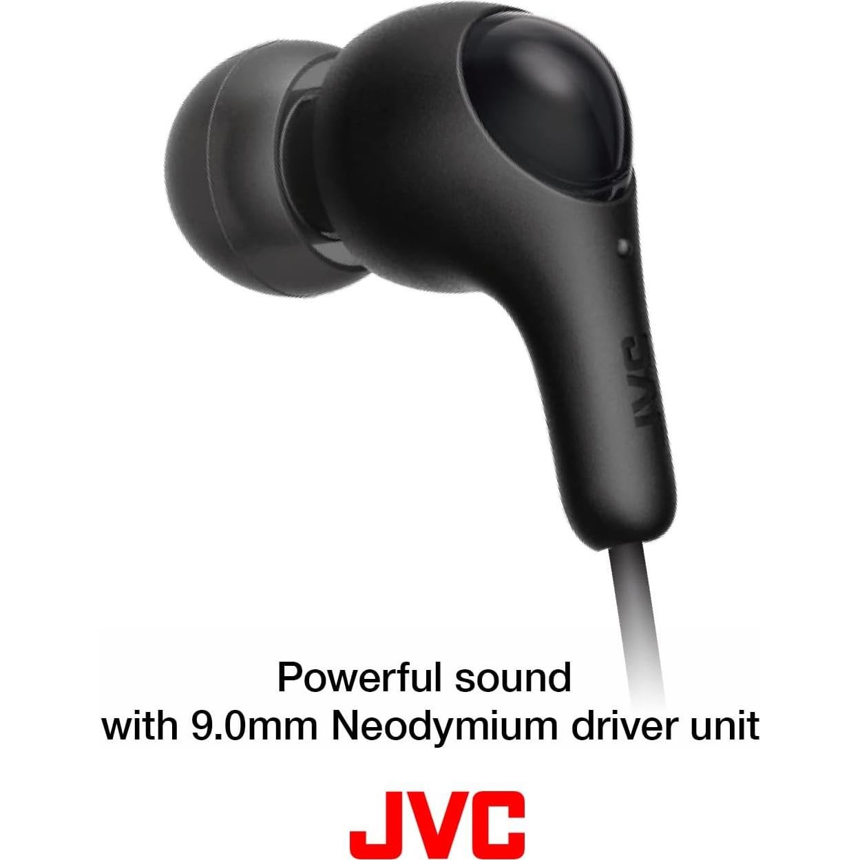 Auriculares In Ear JVC Gumy HAFX7A Azul, Sonido Aislante