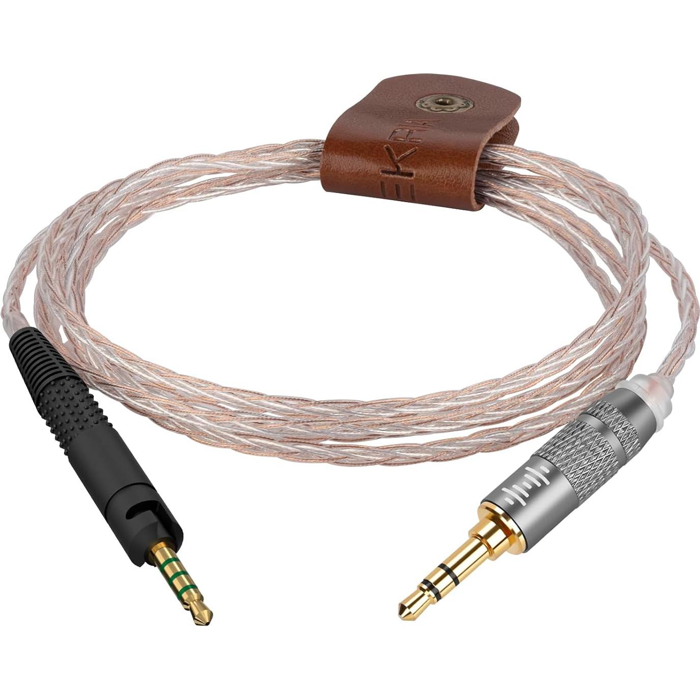 Cable GEEKRIA Apollo 1.2m para Auriculares Sennheiser HD 620S/599/598