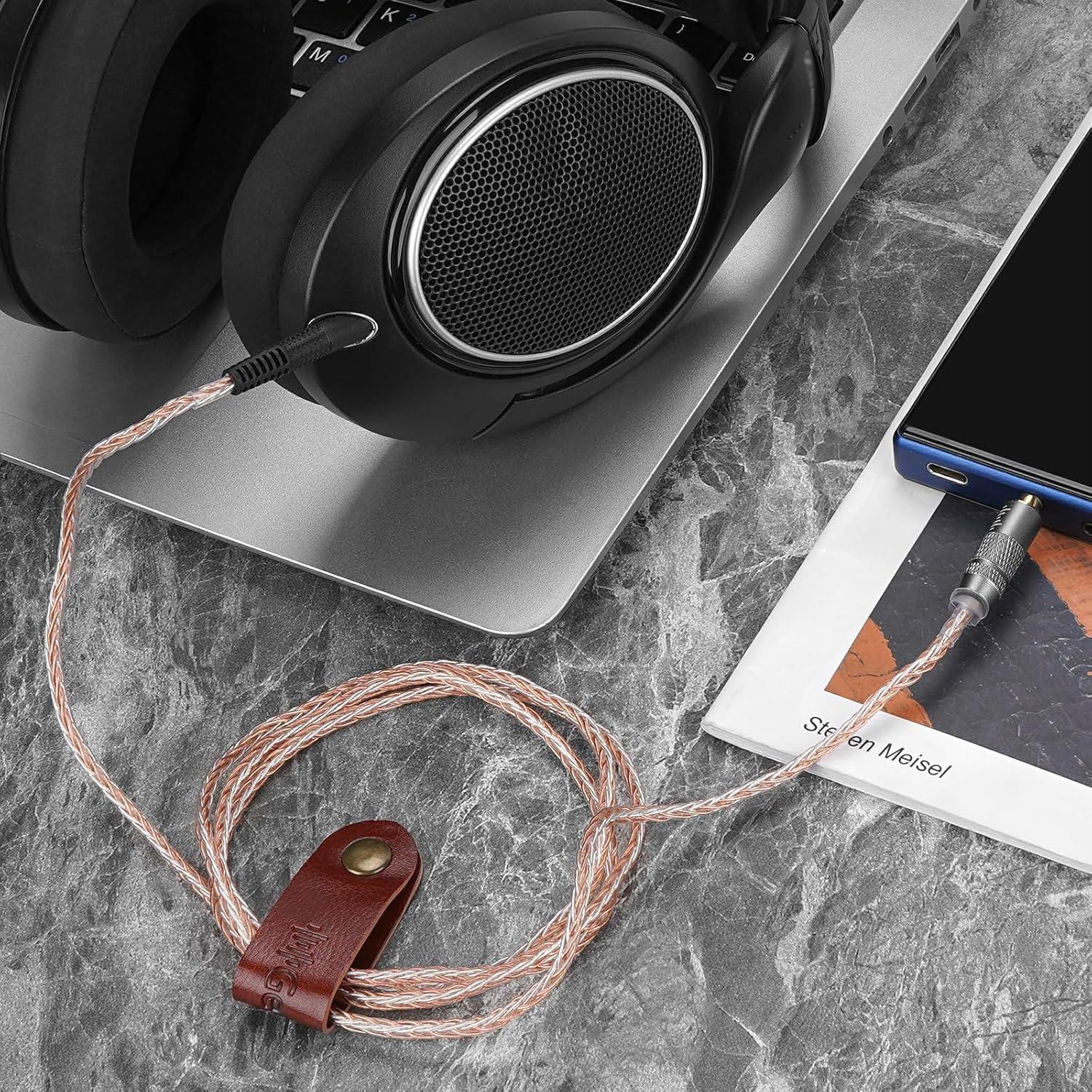 Cable GEEKRIA Apollo 1.2m para Auriculares Sennheiser HD 620S/599/598